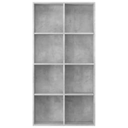 Berkfield Home Classic Book Cabinet/Sideboard Concrete Grey 66x30x130 cm Enginee - Size: 66 x 30 x 130 cm - thumbnail 4