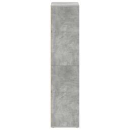 Berkfield Home Classic Book Cabinet/Sideboard Concrete Grey 66x30x130 cm Enginee - Size: 66 x 30 x 130 cm - thumbnail 5