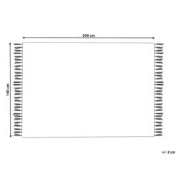 Wyld and Coco Handwoven Cotton Rug 140 x 200 cm Multicolour Scandinavian - Size: 140 cm x 200 cm - thumbnail 4