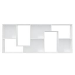 Berkfield Home Book Cabinet White 67x24x161 cm Engineered Wood - Size: 67 x 24 x 161 cm - thumbnail 6