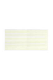 Blomus ARTO Bath Towel with Wide Stripes - White/Transparent Yellow in White - thumbnail 2