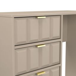 Ready Assembled 2 U Metro 4 Drawer Vanity (Ready Assembled) in Light Brown - thumbnail 7