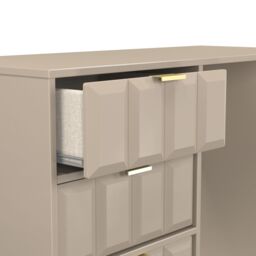 Ready Assembled 2 U Metro 4 Drawer Vanity (Ready Assembled) in Light Brown - thumbnail 9