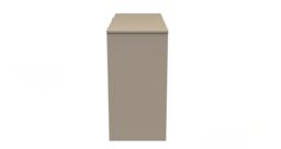 Ready Assembled 2 U Metro 4 Drawer Vanity (Ready Assembled) in Light Brown - thumbnail 4