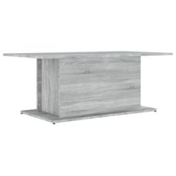 Berkfield Home Decorative Coffee Table Grey Sonoma 102x55.5x40 cm Engineered Wood - thumbnail 3