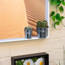 "Nicola Spring 3D Deep Box Photo Frame - 10 x 10"" with 6 x 6"" Mount - White Mount" - thumbnail 6