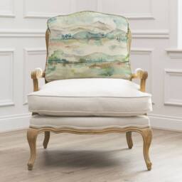 Voyage Maison Russet Shores Printed Florence Chair in Light Oak - thumbnail 2