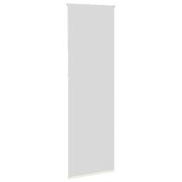 Berkfield Home Roller Blind Blackout Light Grey 80x210 cm Fabric Width 75.7 cm P… in Off-White - thumbnail 4