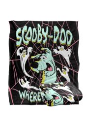 Warner Brothers Scooby Doo Officially Licensed Silky Touch Super Soft Throw Blanket 152 x 127 cm in White - thumbnail 2