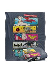 Warner Brothers Dc League Of Super Pets Officially Licensed Silky Touch Super Soft Throw Blanket 152 x 127 cm in White - thumbnail 2