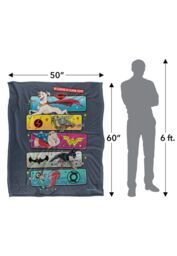 Warner Brothers Dc League Of Super Pets Officially Licensed Silky Touch Super Soft Throw Blanket 152 x 127 cm in White - thumbnail 5