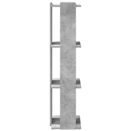 Berkfield Home Bookcase 3-Tier Concrete Grey 60x30x120 cm Engineered Wood - Size: 60 x 30 x 120 cm - thumbnail 5