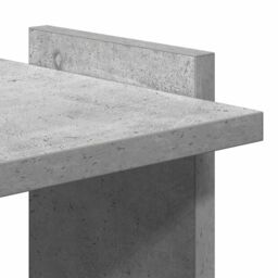 Berkfield Home Bookcase 3-Tier Concrete Grey 60x30x120 cm Engineered Wood - Size: 60 x 30 x 120 cm - thumbnail 7
