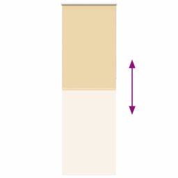 Berkfield Home Roller Blind Blackout Beige 80x230 cm Fabric Width 75.7 cm Polyester - thumbnail 5