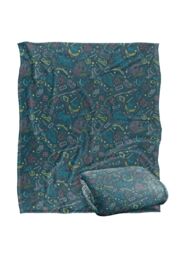 Warner Brothers Harry Potter Magical Pattern Blanket 152 x 127 cm in White - thumbnail 2