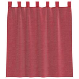 Berkfield Home Voile Curtains with Rod Pockets 2 pcs Wine Red - thumbnail 4