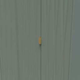Ready Assembled 2 U Dallas Quad Wardrobe (Ready Assembled) in Pale Green - thumbnail 5