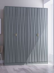 Ready Assembled 2 U Dallas Quad Wardrobe (Ready Assembled) in Pale Green