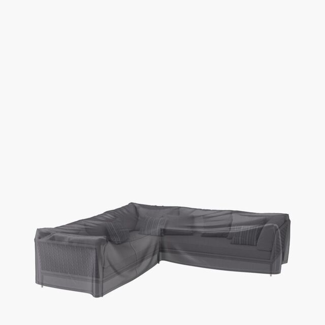 Ruma AeroCover Outdoor L-Shaped Sofa Right Hand W355xW275xD100xH70 in Dark Grey - Size: 1 Pack - image 1