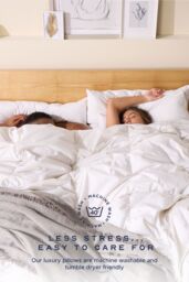 Snuggledown 2 Pack Scandinavian Duck Feather & Down Medium Support Pillows in White - thumbnail 7