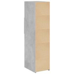 Berkfield Home Highboard Concrete Grey 30x42.5x124 cm Engineered Wood - thumbnail 6