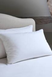 CHRISTY Luxury European Feather & Down King Pillow Medium-Firm in White - thumbnail 2