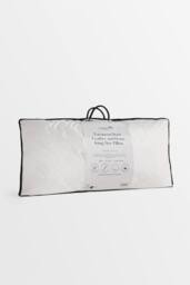 CHRISTY Luxury European Feather & Down King Pillow Medium-Firm in White - thumbnail 3
