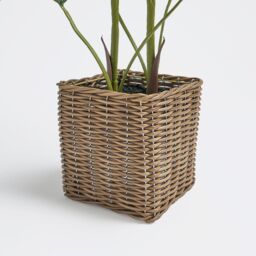 OHS Palm Leaf Tree in Basket Artificial Plant Natural Style New Home Decorative Fake in Green - thumbnail 6