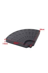Living and Home Outdoor 3M Large Cantilever Parasol with Cross and Fillable Base in Dark Grey - thumbnail 5