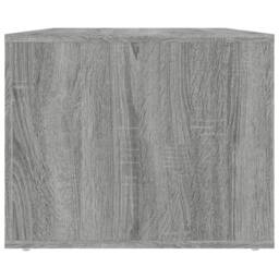 Berkfield Home Decorative Coffee Table Grey Sonoma 80x50x40 cm Engineered Wood - Size: 80 x 50 x 40 cm - thumbnail 7