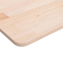 Berkfield Home Square Table Top 40x40x1.5 cm Untreated Solid Wood Oak in Natural