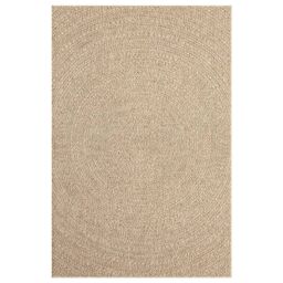 Berkfield Home Rug 140x200 cm Jute Look Indoor & Outdoor in Brown - Size: 100 cm diameter - thumbnail 4