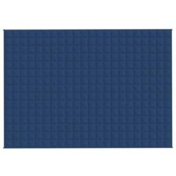 Berkfield Home Weighted Blanket Blue 155x220 cm 11 kg Fabric - thumbnail 3