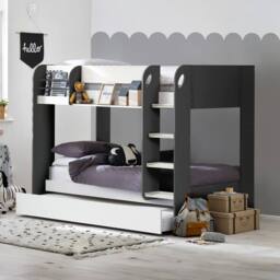 Cheshire Quartz Bunk & Underbed Charcoal & White - Single (90cm) - thumbnail 3