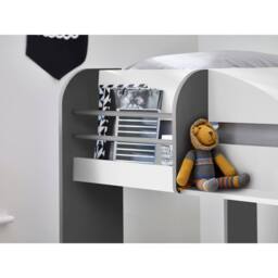 Cheshire Quartz Bunk & Underbed Charcoal & White - Single (90cm) - thumbnail 5