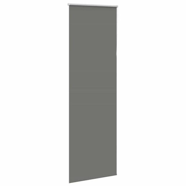 Berkfield Home Roller Blind Blackout Grey 80x210 cm Fabric Width 75.7 cm Polyester - image 1