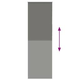 Berkfield Home Roller Blind Blackout Grey 80x210 cm Fabric Width 75.7 cm Polyester - thumbnail 5
