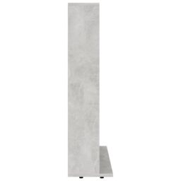 Berkfield Home CD Cabinet Concrete Grey 102x23x89.5 cm Engineered Wood - thumbnail 5