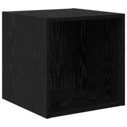 Berkfield Home TV Cabinet Set 4 pcs Black oak 37 x 37 x 72 cm Engineered wood - thumbnail 5