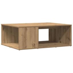 Berkfield Home Durable Coffee Table Artisan Oak 90x67x33 cm Engineered Wood in Brown - Size: 90 x 67 x 33 cm - thumbnail 3