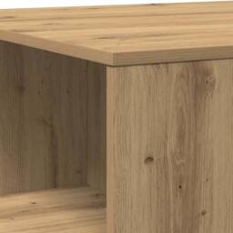 Berkfield Home Durable Coffee Table Artisan Oak 90x67x33 cm Engineered Wood in Brown - Size: 90 x 67 x 33 cm - thumbnail 7