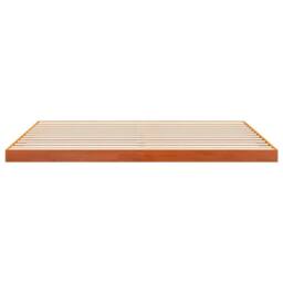 Berkfield Home Bed Frame without Mattress Wax Brown 200x200 cm Solid Wood Pine - thumbnail 5