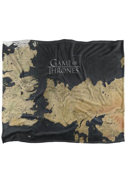 Warner Brothers Game Of Thrones Officially Licensed Silky Touch Super Soft Throw Blanket 152 x 127 cm in White - image 1