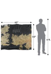 Warner Brothers Game Of Thrones Officially Licensed Silky Touch Super Soft Throw Blanket 152 x 127 cm in White - thumbnail 5