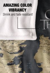 Warner Brothers Game Of Thrones Officially Licensed Silky Touch Super Soft Throw Blanket 152 x 127 cm in White - thumbnail 4