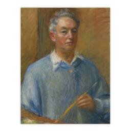 "Artery8 Artist Self Portrait William James Glackens Wall Art Poster Print - Size: W12"" x H16""" - thumbnail 1