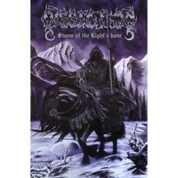 Dissection Storm Of The Lights Bane Textile Poster in Purple