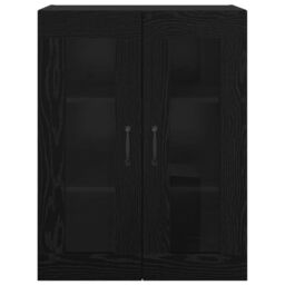 Berkfield Home Hanging Wall Cabinet Black 69.5 x 34 x 90 cm Engineered wood - thumbnail 6