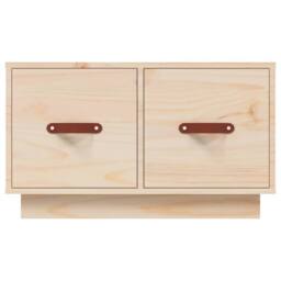 Berkfield Home Coffee Table 60x53x35 cm Solid Wood Pine in Light Tan - Size: 60 x 53 x 35 cm - thumbnail 6