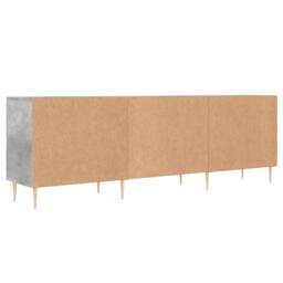 Berkfield Home TV Cabinet Concrete Grey 150x30x50 cm Engineered Wood - Size: 150 x 30 x 50 cm - thumbnail 8